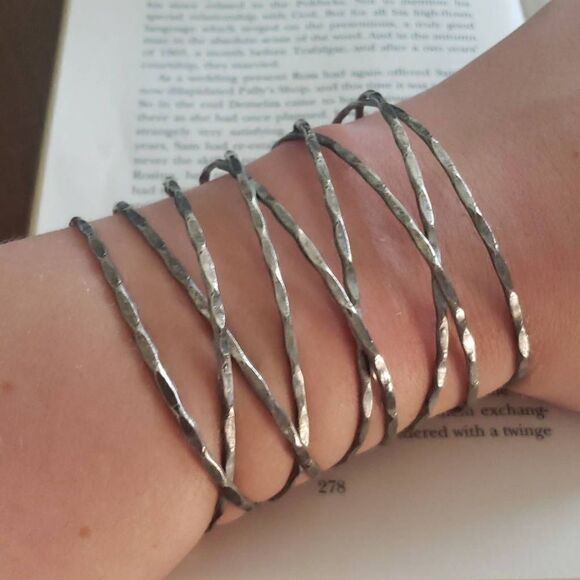 Bohemian Silver Bracelet - Picture 1 of 4